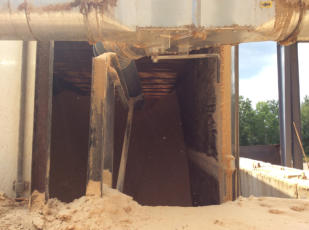 Sawdust produced by G&G Lumber